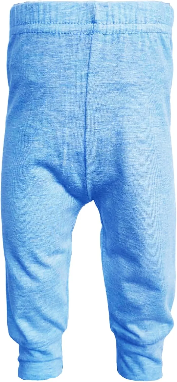 123 Bear Infant and Toddler Soft Cotton Spandex Boys and Girls Pants Multipacks
