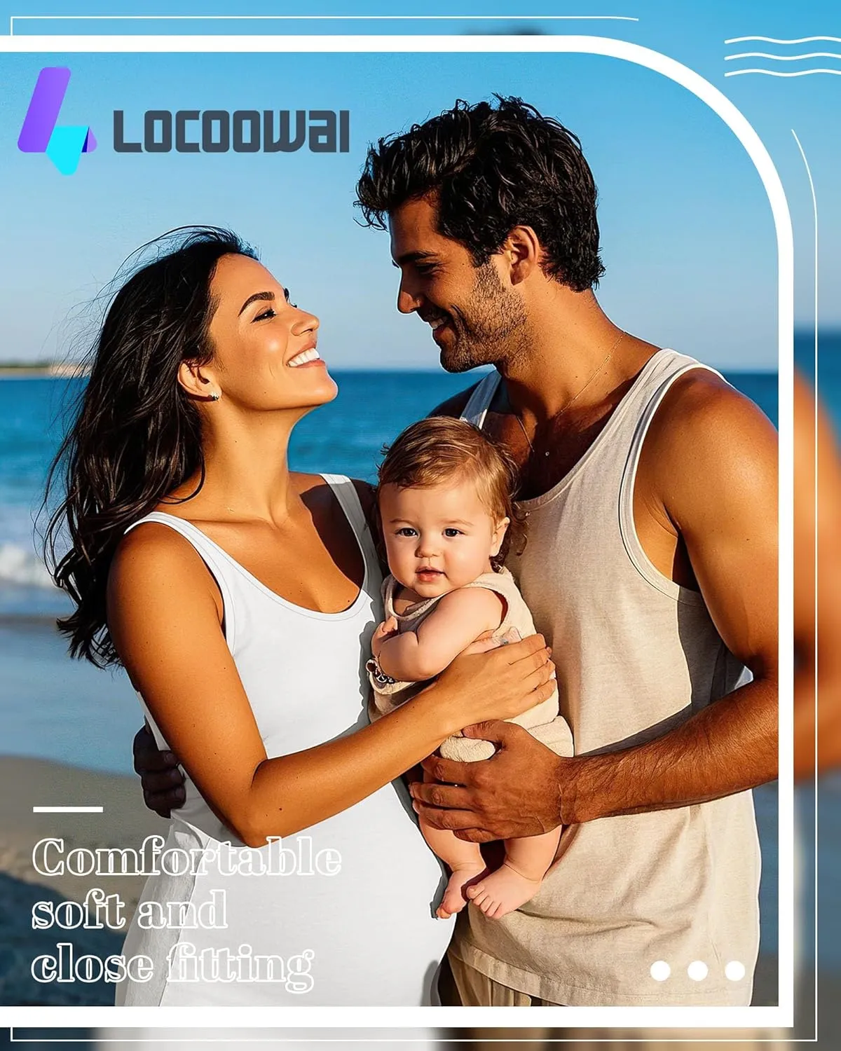 3 Pack Maternity Tank Tops Pregnancy Sleeveless Yoga Workout Cotton Shirts Scoop Neck Racer Back Athletic Tees