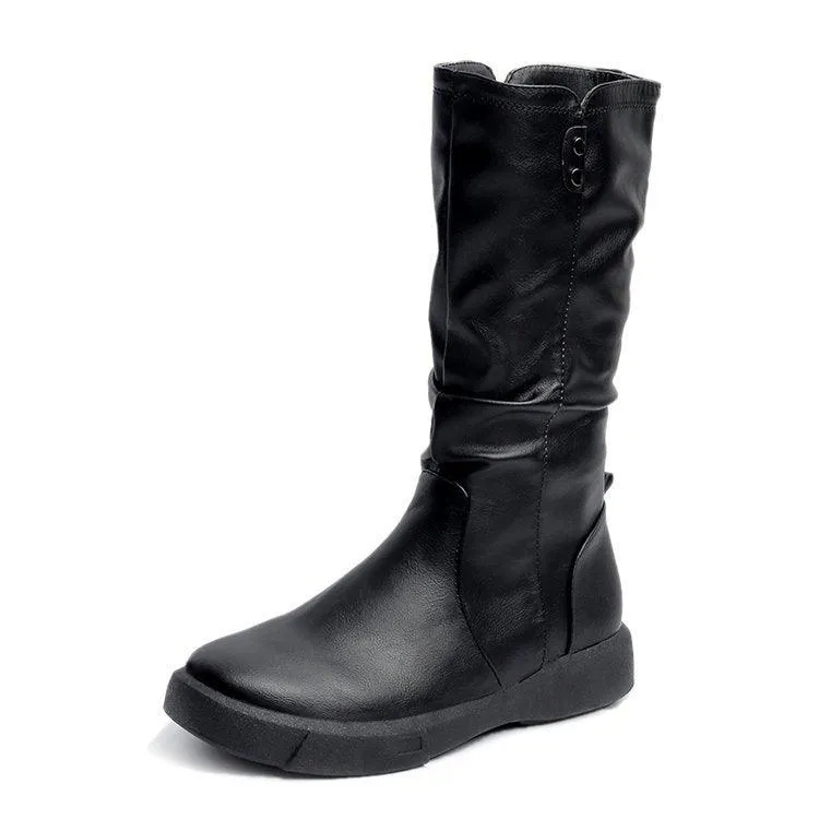 All-match non-slip middle boots