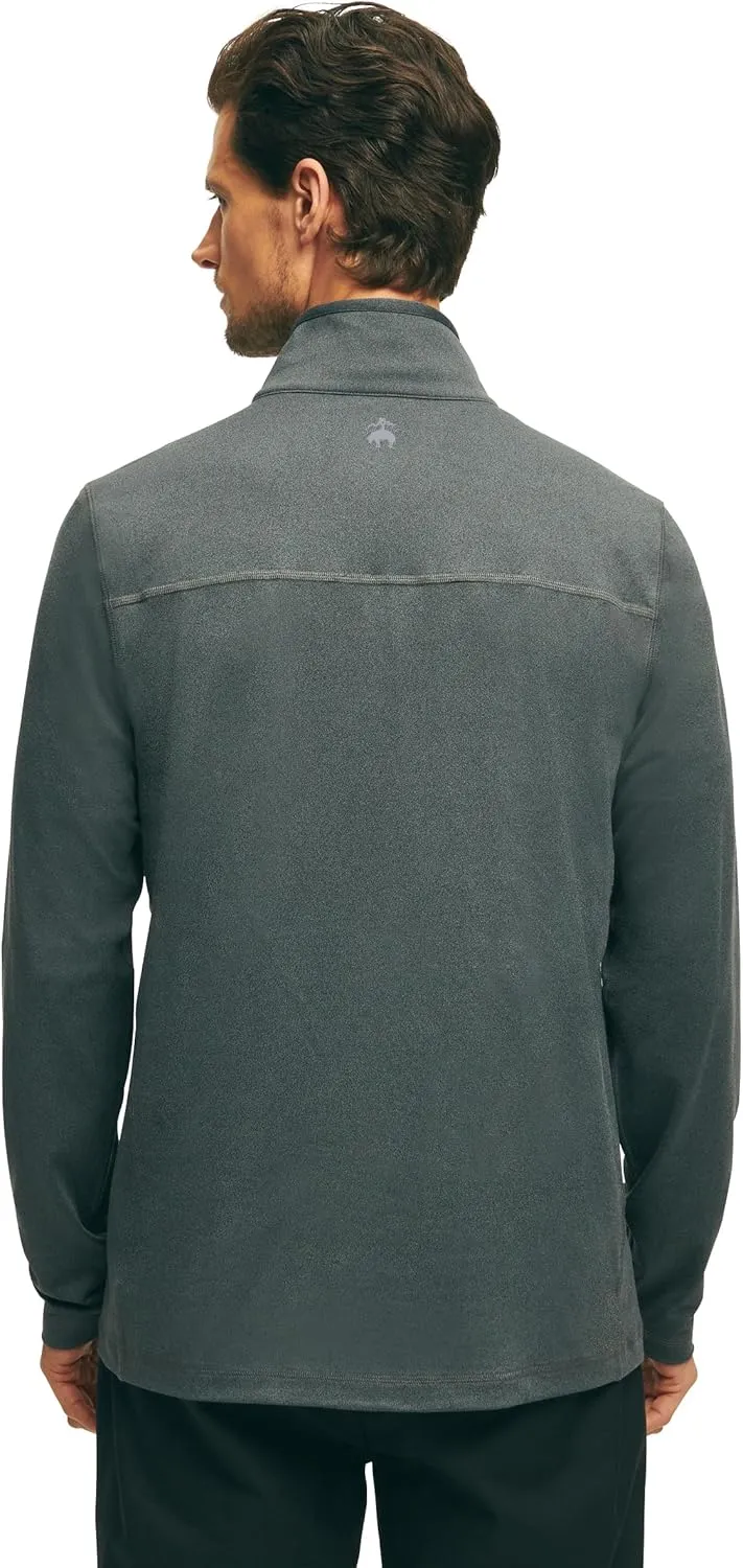 Brooks Brothers Men's Performance Stretch Long Sleeve Golf Half-Zip Sweater