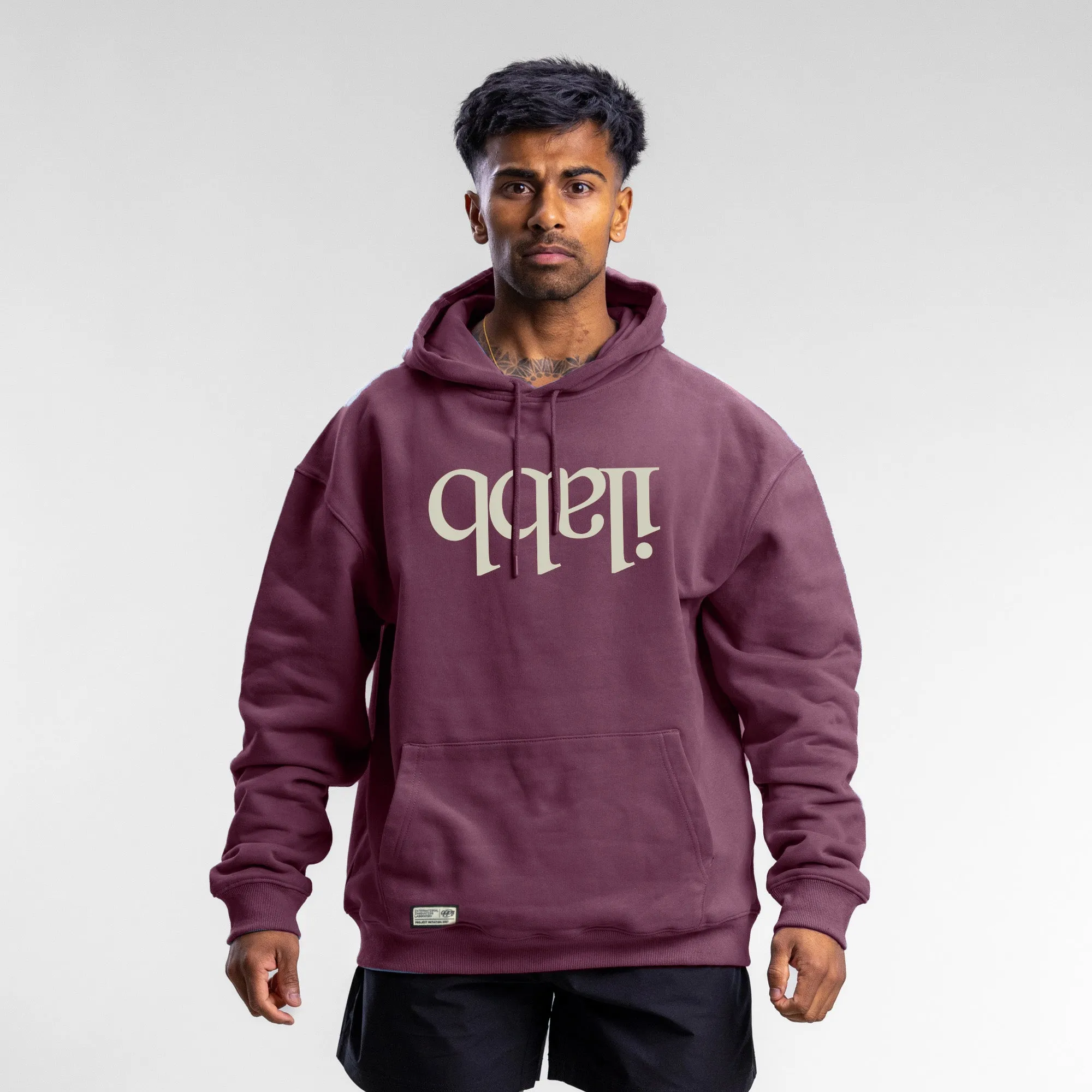 Capsize Block Hood Unisex PLUM