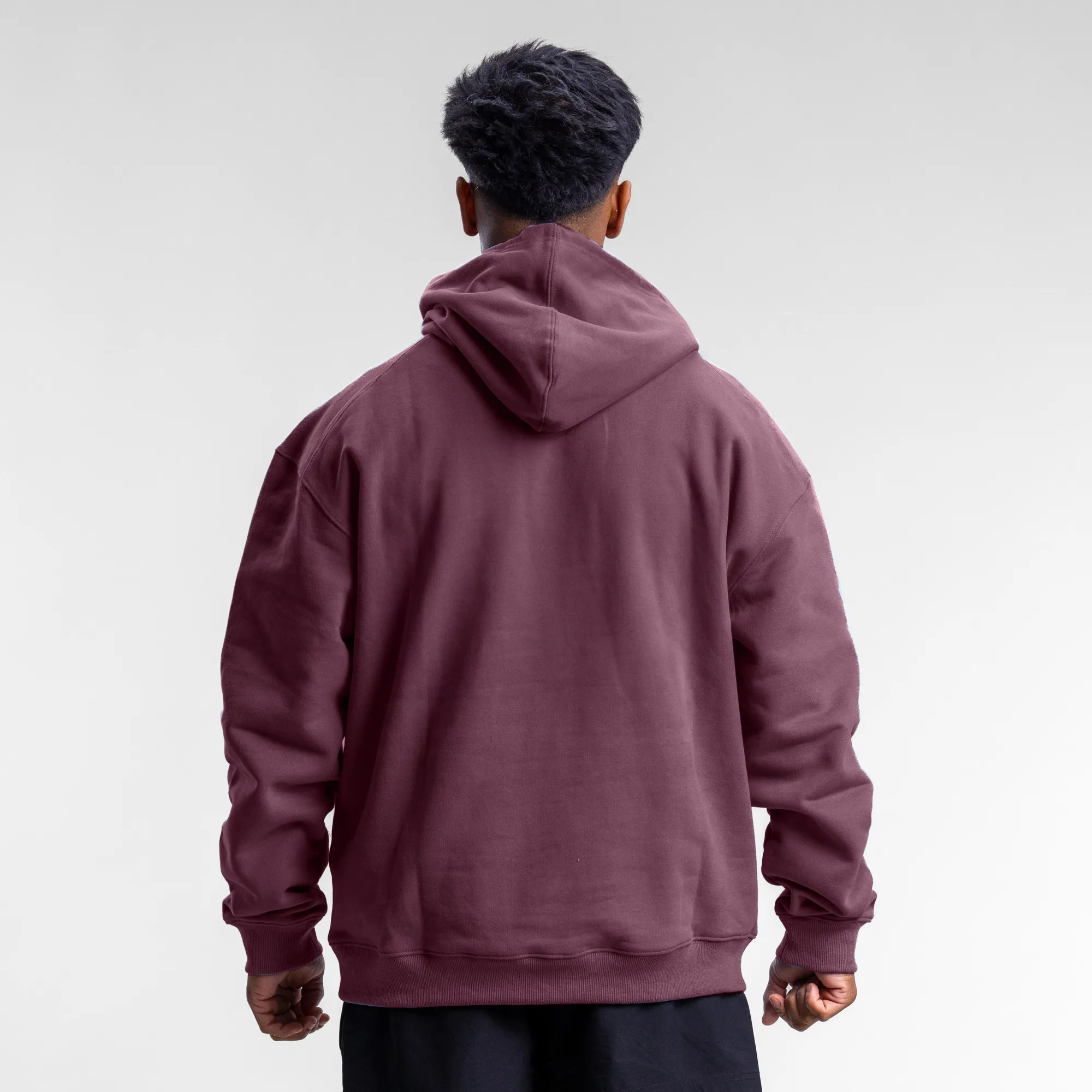 Capsize Block Hood Unisex PLUM