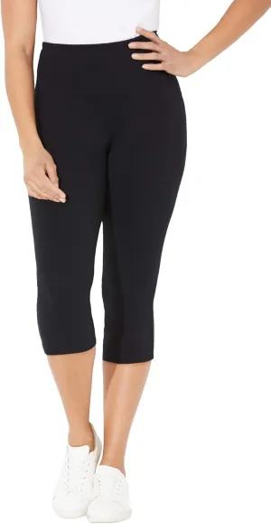 Catherines Women's Plus Size Knit Legging Capri