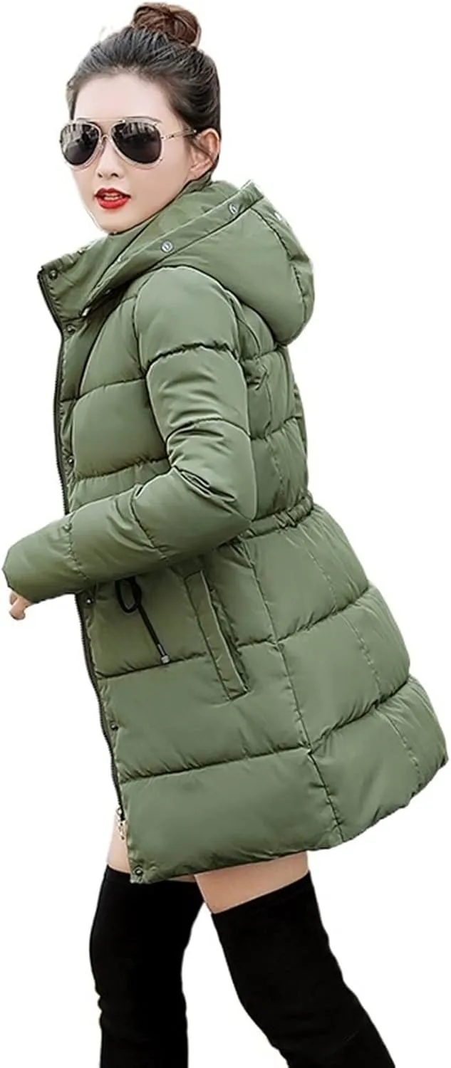 Down jacket women Women Winter Jacket Women Coats Hooded Coats Female Thick Cotton Padded Lining Winter Female Coats
