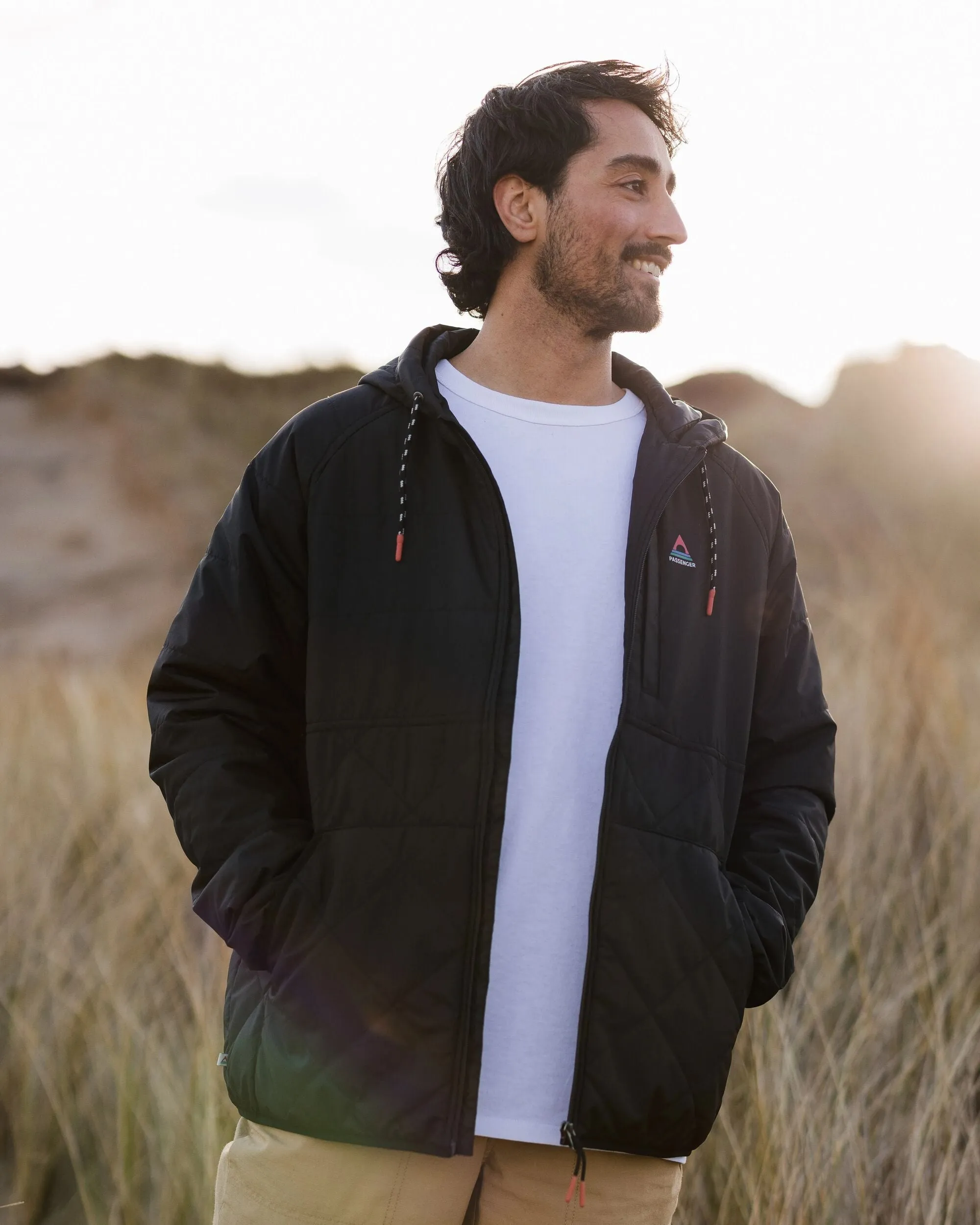 Dylan Recycled Insulated Full Zip Jacket - Black