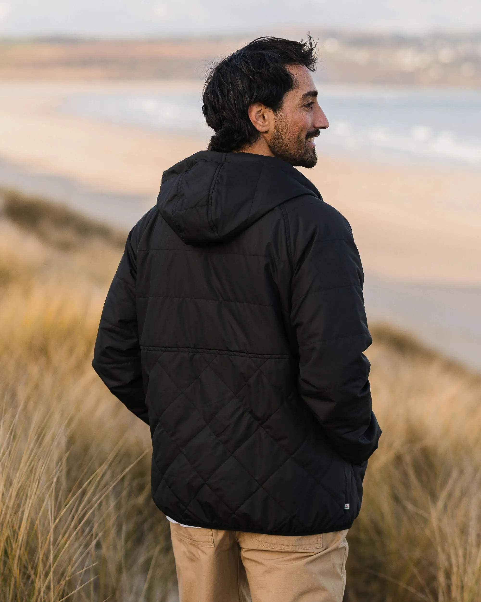 Dylan Recycled Insulated Full Zip Jacket - Black