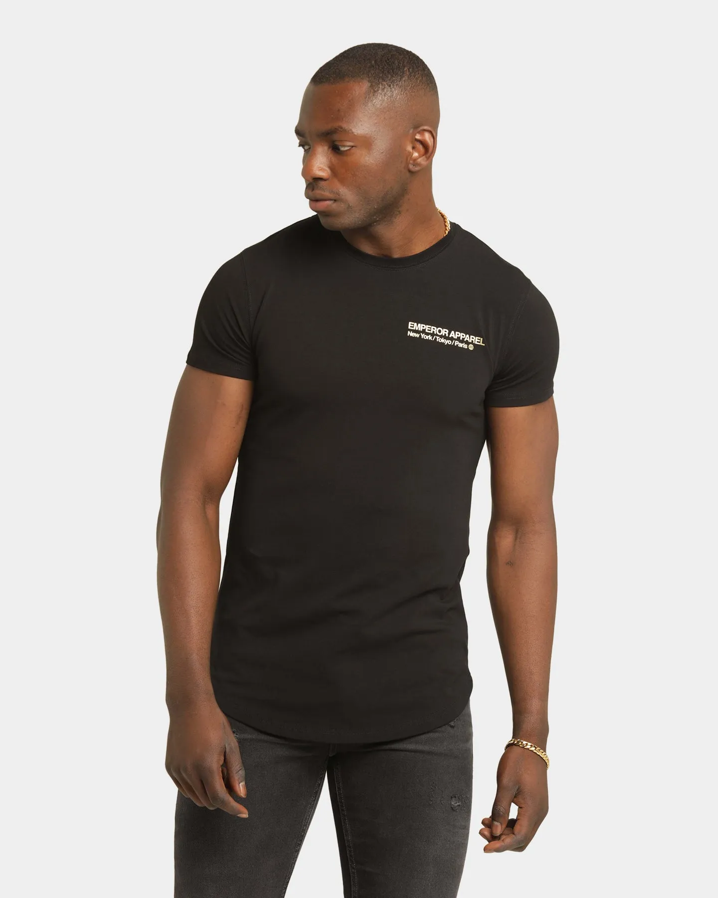 Emperor Apparel Inner City After Dark Short Sleeve T-Shirt Black/Gold