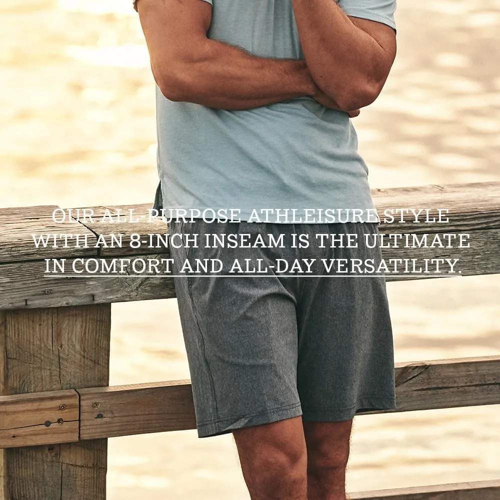Fair Harbor The One Short  Men's All-Purpose Athleisure Short, 8-inch Inseam with Liner  Flexible, Quick-Drying