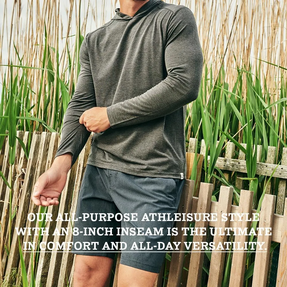 Fair Harbor The One Short  Men's All-Purpose Athleisure Short, 8-inch Inseam with Liner  Flexible, Quick-Drying