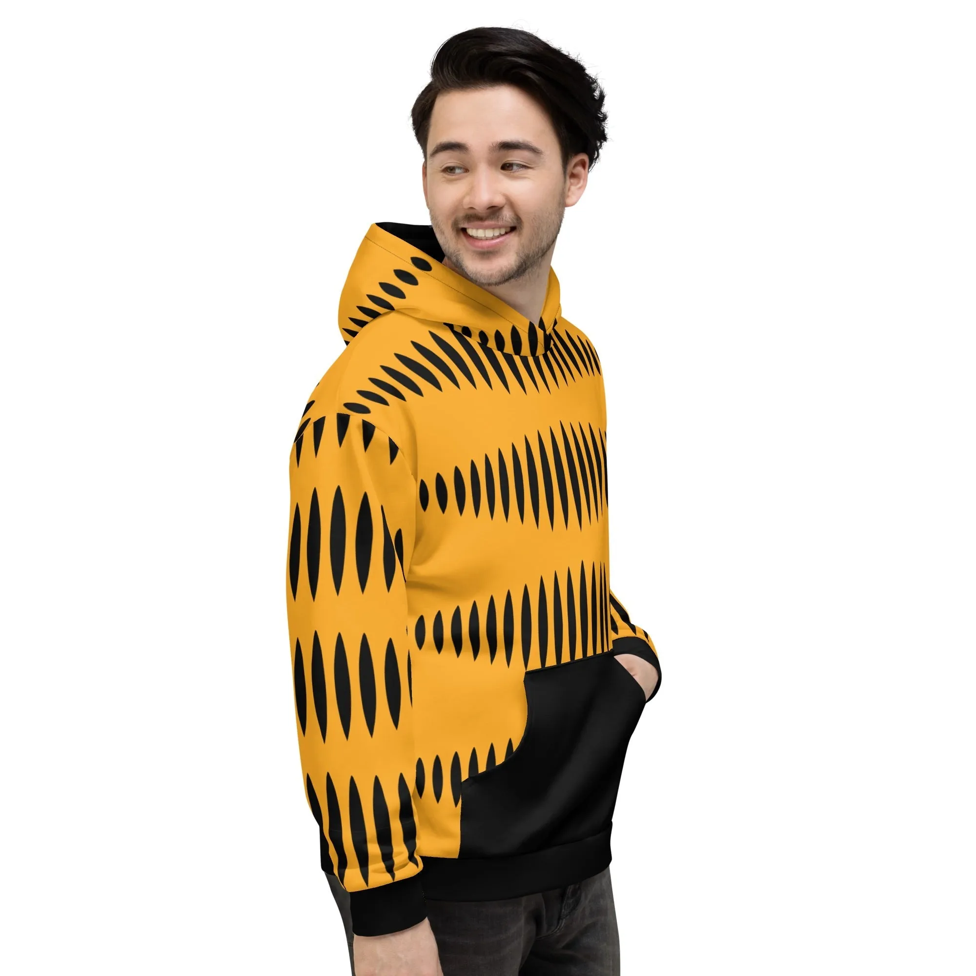 Garfield Stripes Unisex Hooded Sweatshirt