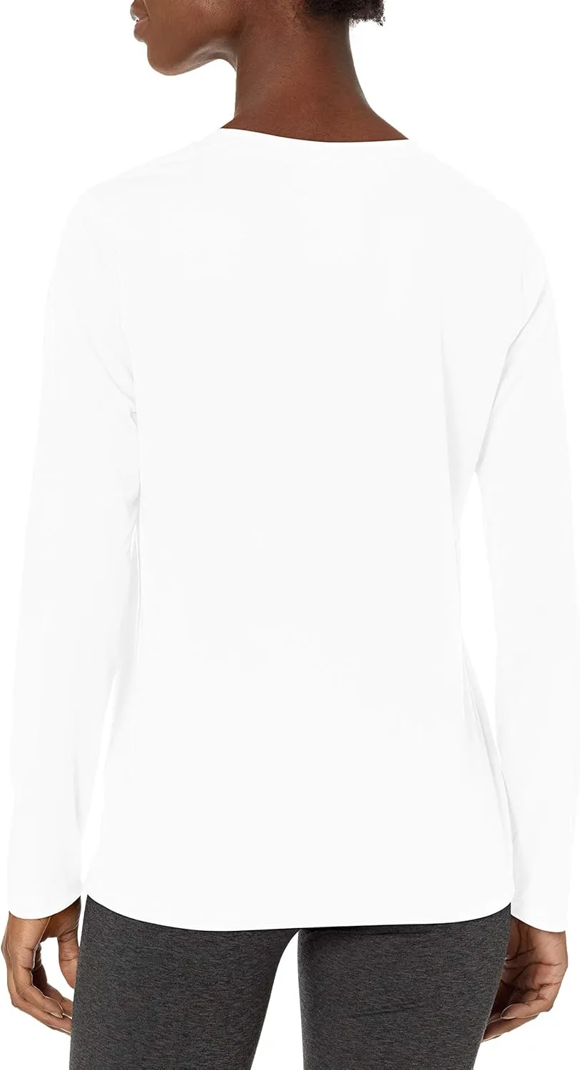 Hanes womens Sport Cool Dri Performance T-shirt, Short Or Long Sleeve