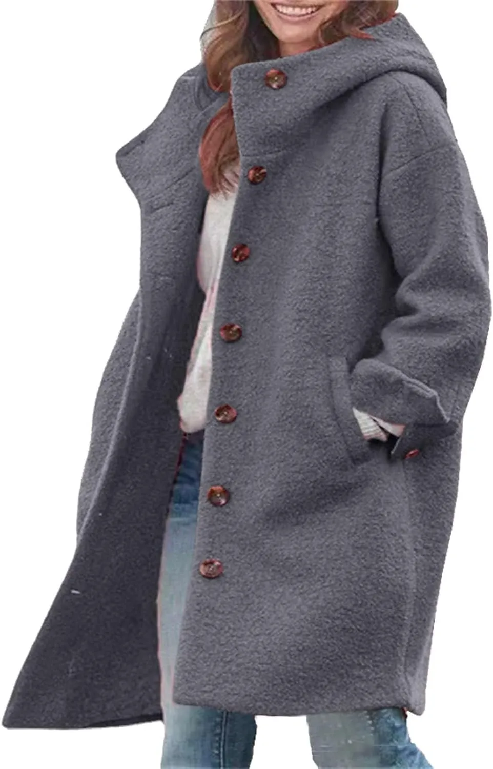 JOFOW trench coat women wool coats for women long coat women womens dress coat