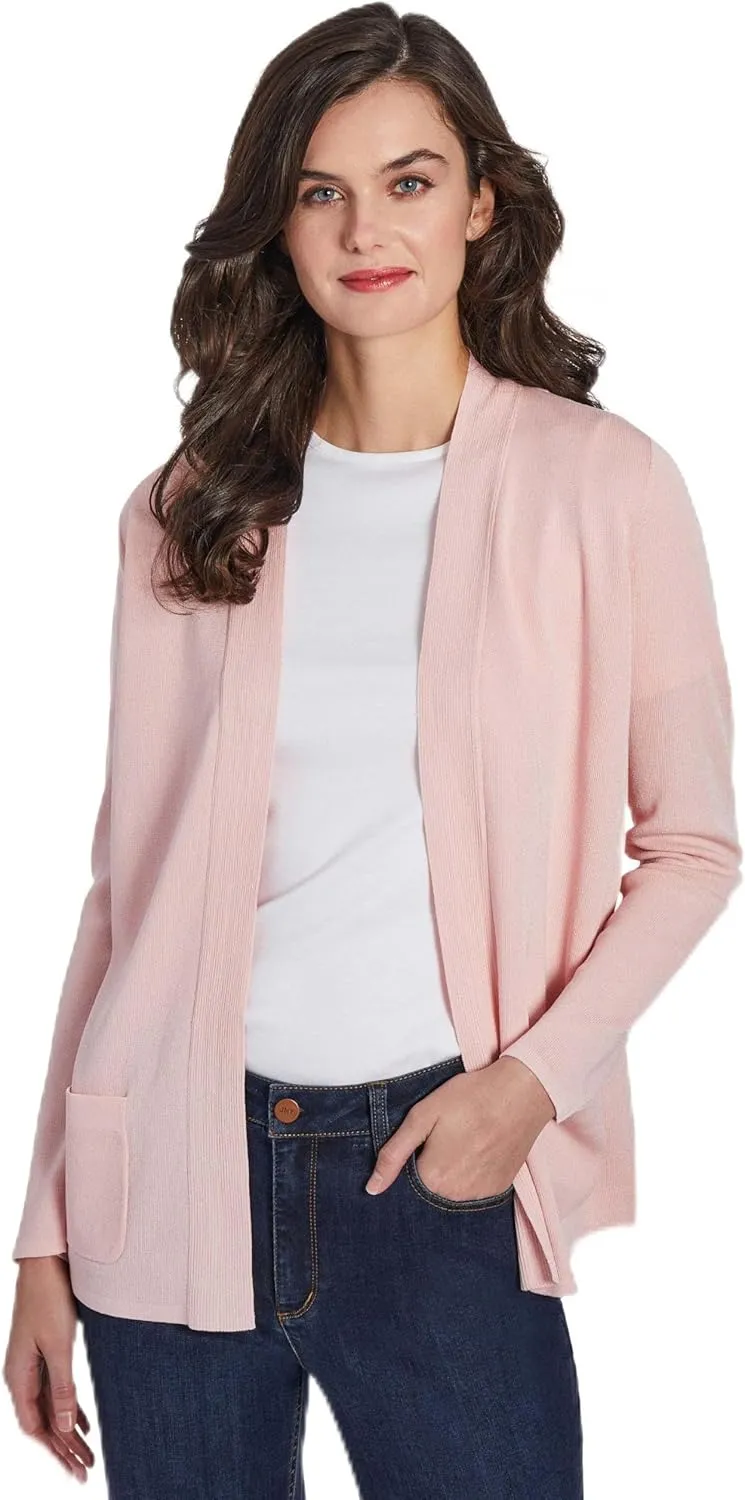 Jones New York Women's Icon Open Front Cardigan