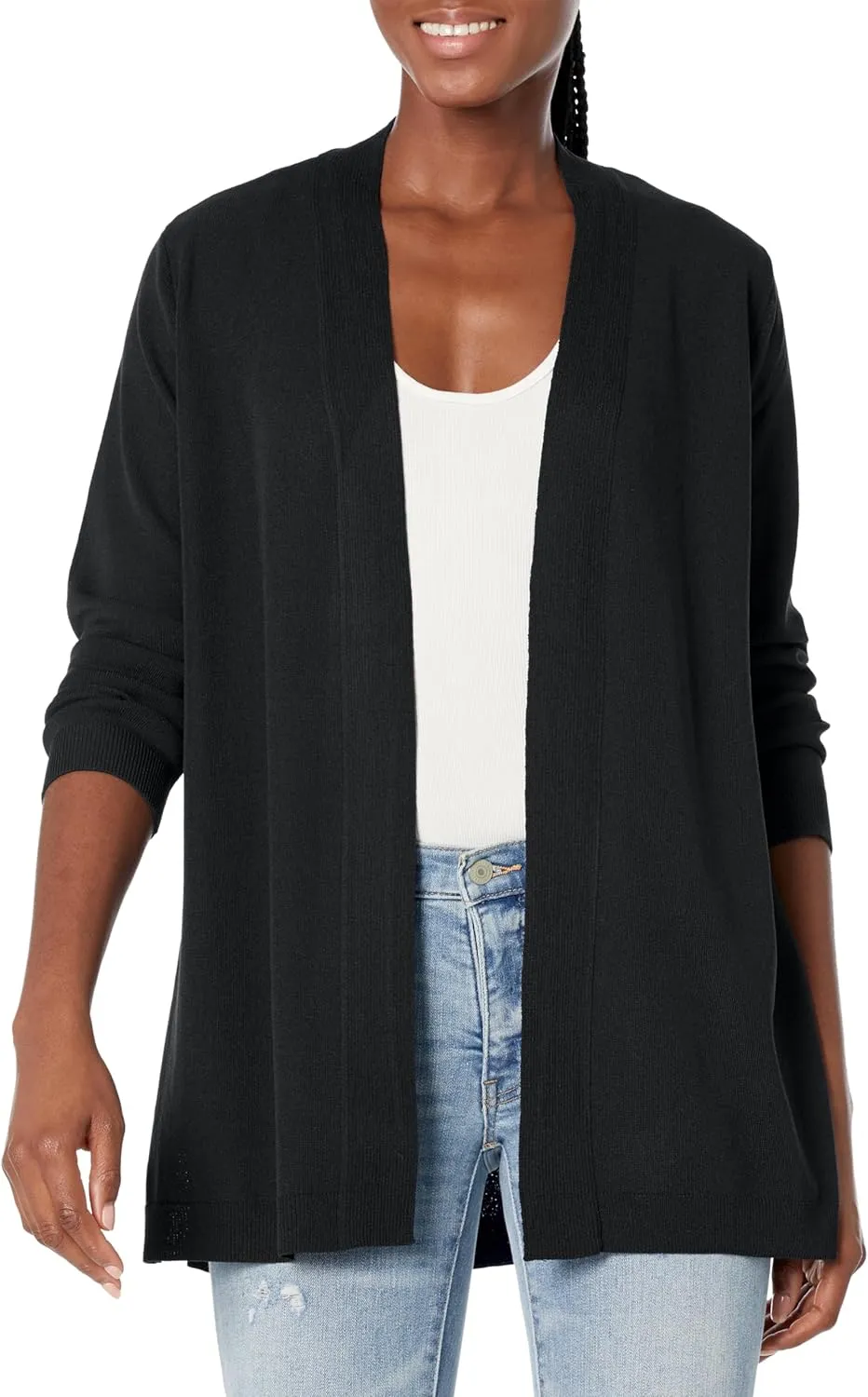 Jones New York Women's Icon Open Front Cardigan