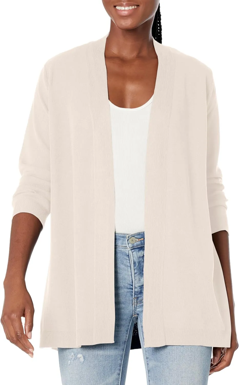 Jones New York Women's Icon Open Front Cardigan