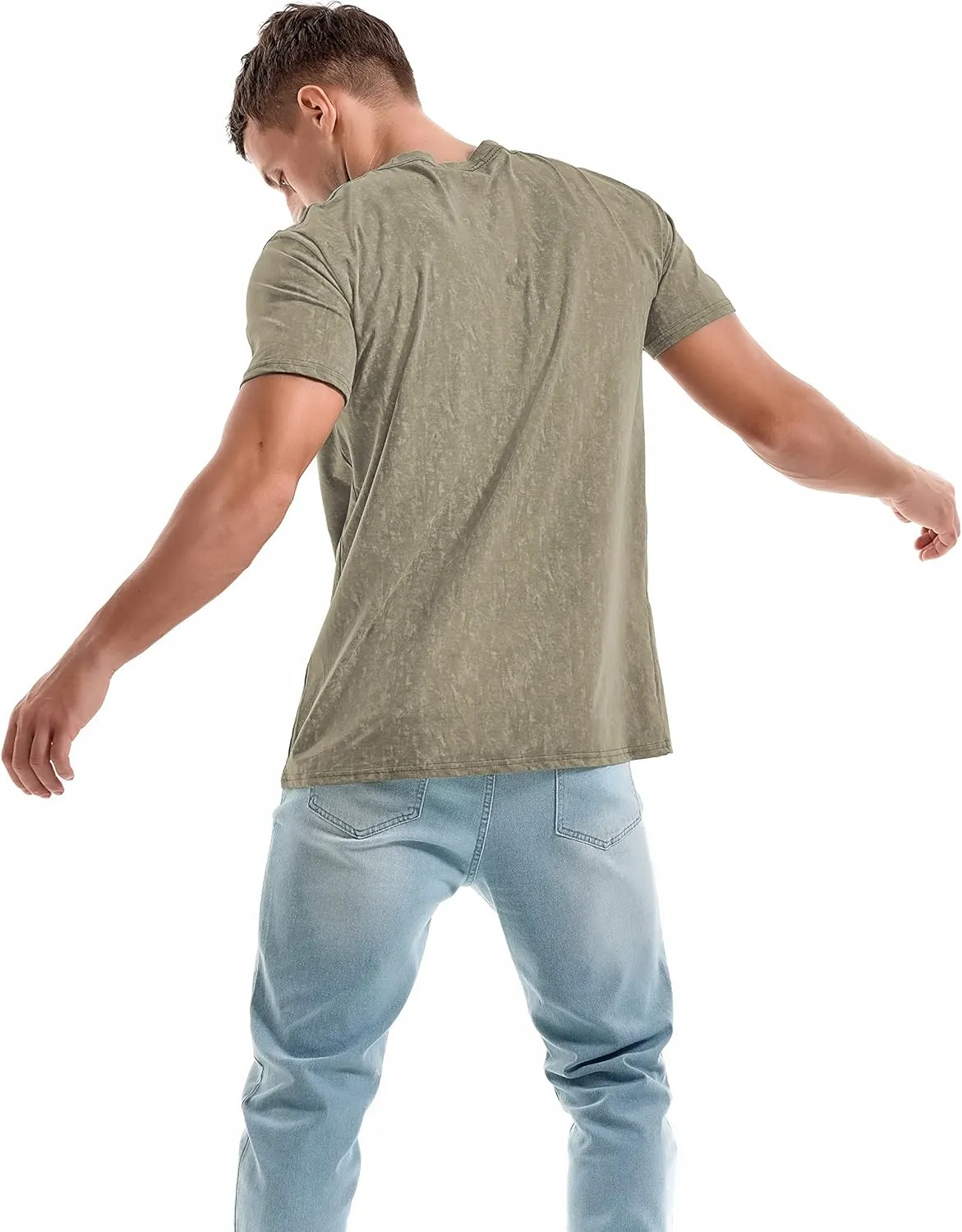KLIEGOU Men's T-Shirts - Premium Cotton Crew Neck Tees S - 4XL
