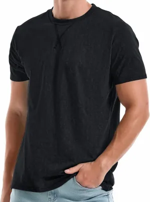 KLIEGOU Men's T-Shirts - Premium Cotton Crew Neck Tees S - 4XL
