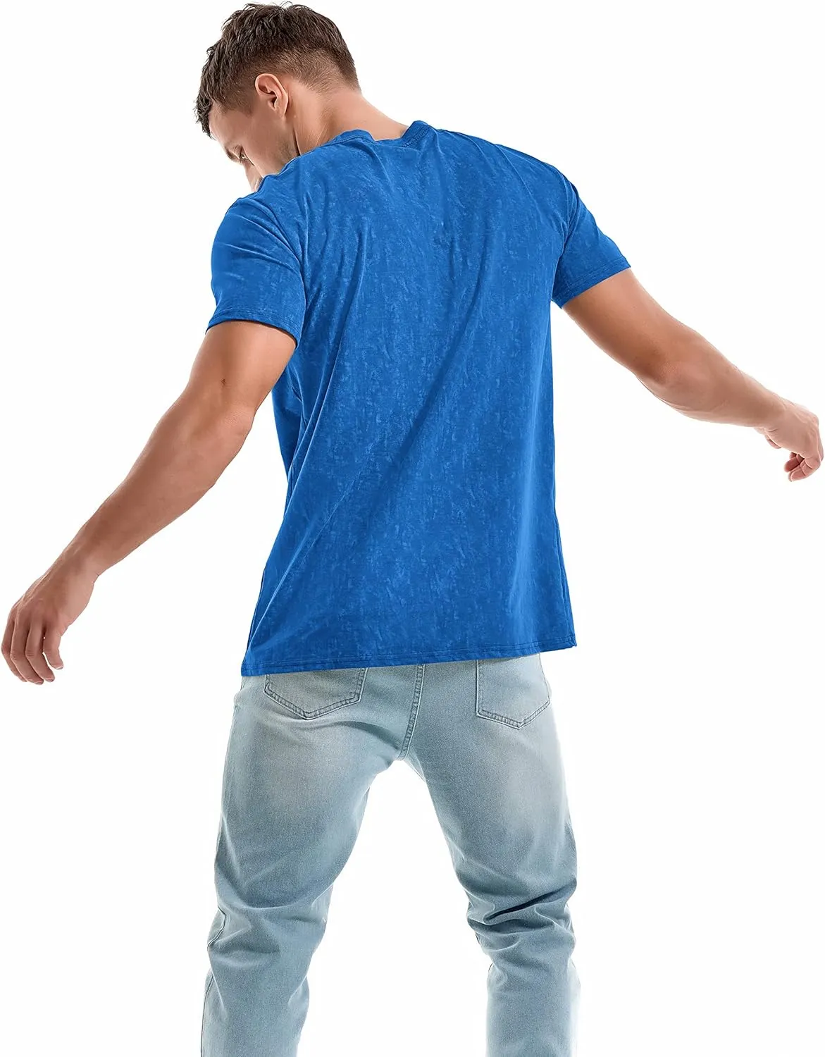 KLIEGOU Men's T-Shirts - Premium Cotton Crew Neck Tees S - 4XL