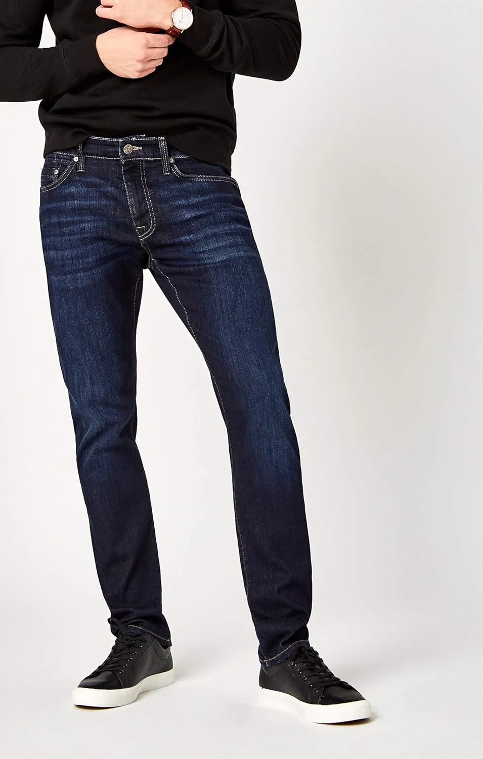 Mavi Men's Zach Regular Rise Straight Leg Jeans