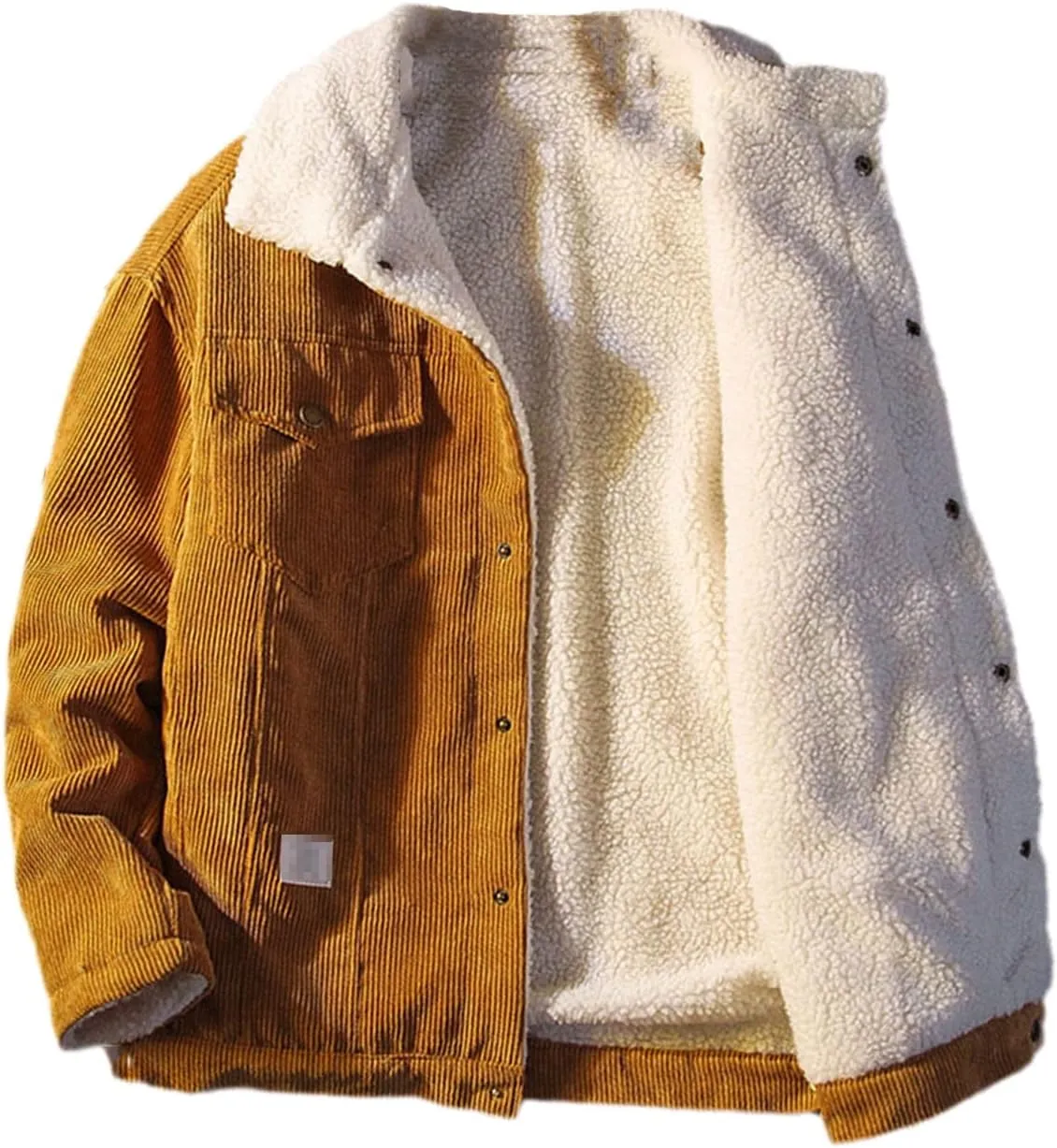 Men's Jackets And Coats Fashion Warm Corduroy Thick Coats Winter Men's Down Jackets Men's Cotton Coats