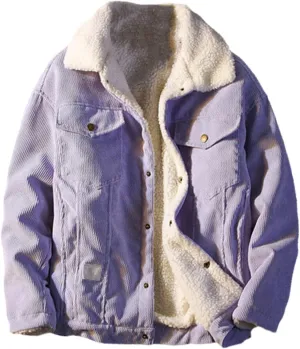 Men's Jackets And Coats Fashion Warm Corduroy Thick Coats Winter Men's Down Jackets Men's Cotton Coats