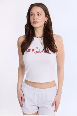 Miffy Ribbed High Neck Tank Top