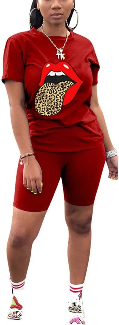 Nimsruc Two Piece Outfits For Women Summer Sweatsuits