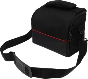 NUOBESTY 1PC DSLR Camera Storage Bag Compact Digital Camera Shoulder Bag for Outdoor Use Lightweight and Durable with Mesh Side Pocket for Accessories Protective and Flexible Design for Men