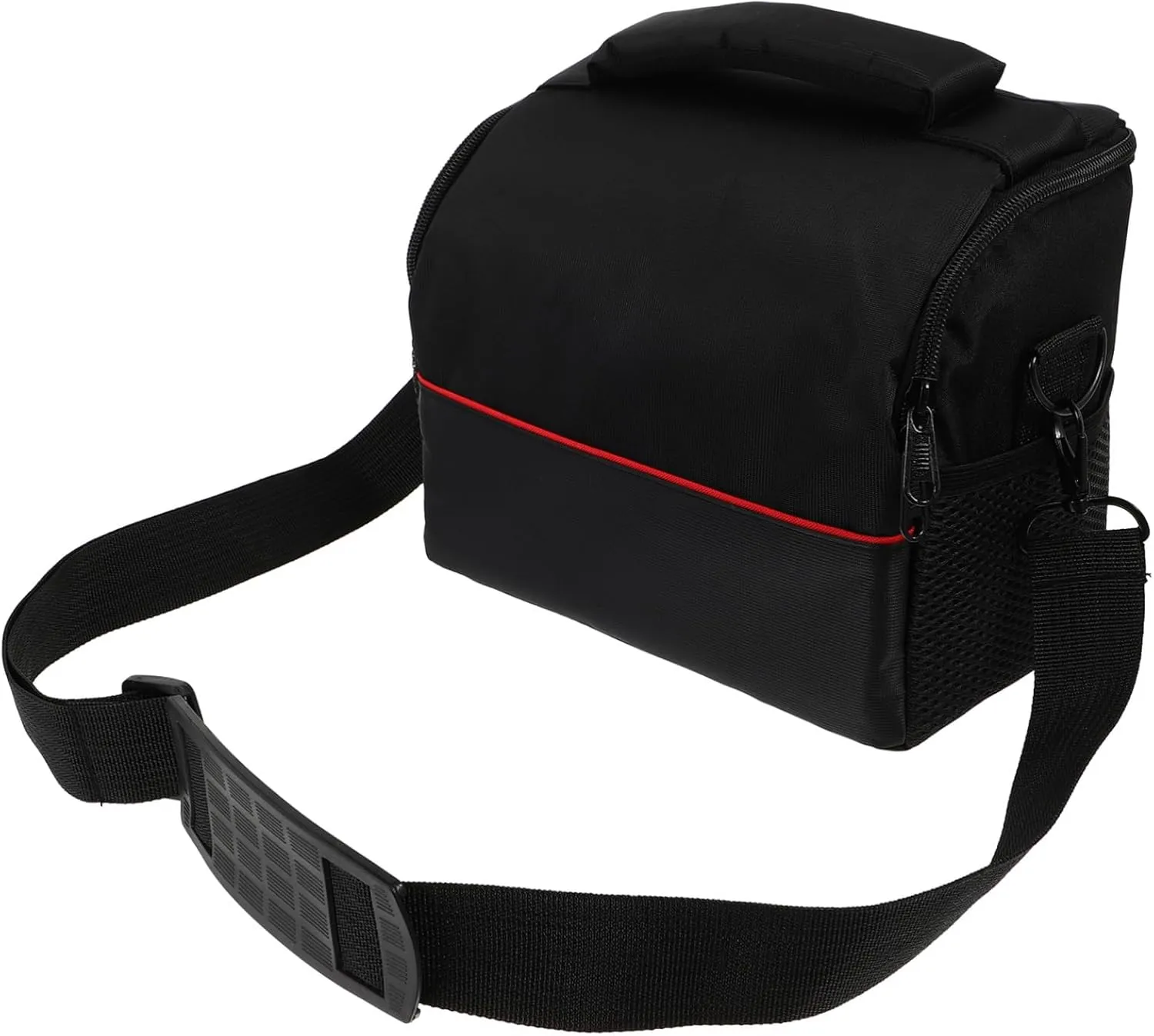 NUOBESTY 1PC DSLR Camera Storage Bag Compact Digital Camera Shoulder Bag for Outdoor Use Lightweight and Durable with Mesh Side Pocket for Accessories Protective and Flexible Design for Men