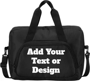 Personalized Laptop Messenger Bag - Versatile Black Laptop Briefcase - Ideal Laptop Accessories for Women, Men, Kids, College Students, Teachers, and Nurses - Small Laptop Bag