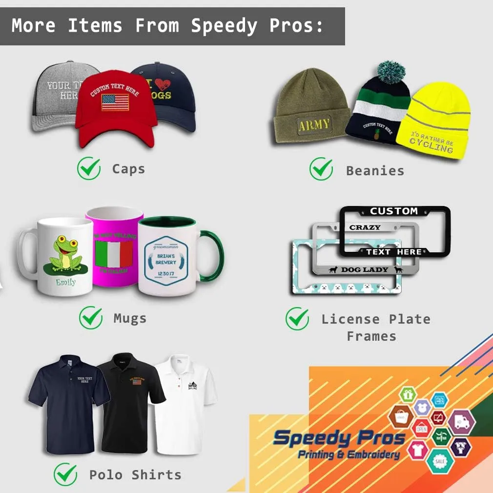 Polo Shirts for Men Custom Personalized Text Cotton Short Sleeves Golf Tees