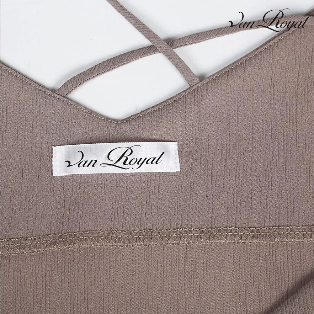 Van Royal Womens Camisole Tops V Neck Elegant Women Chiffon Camis Tank Tees