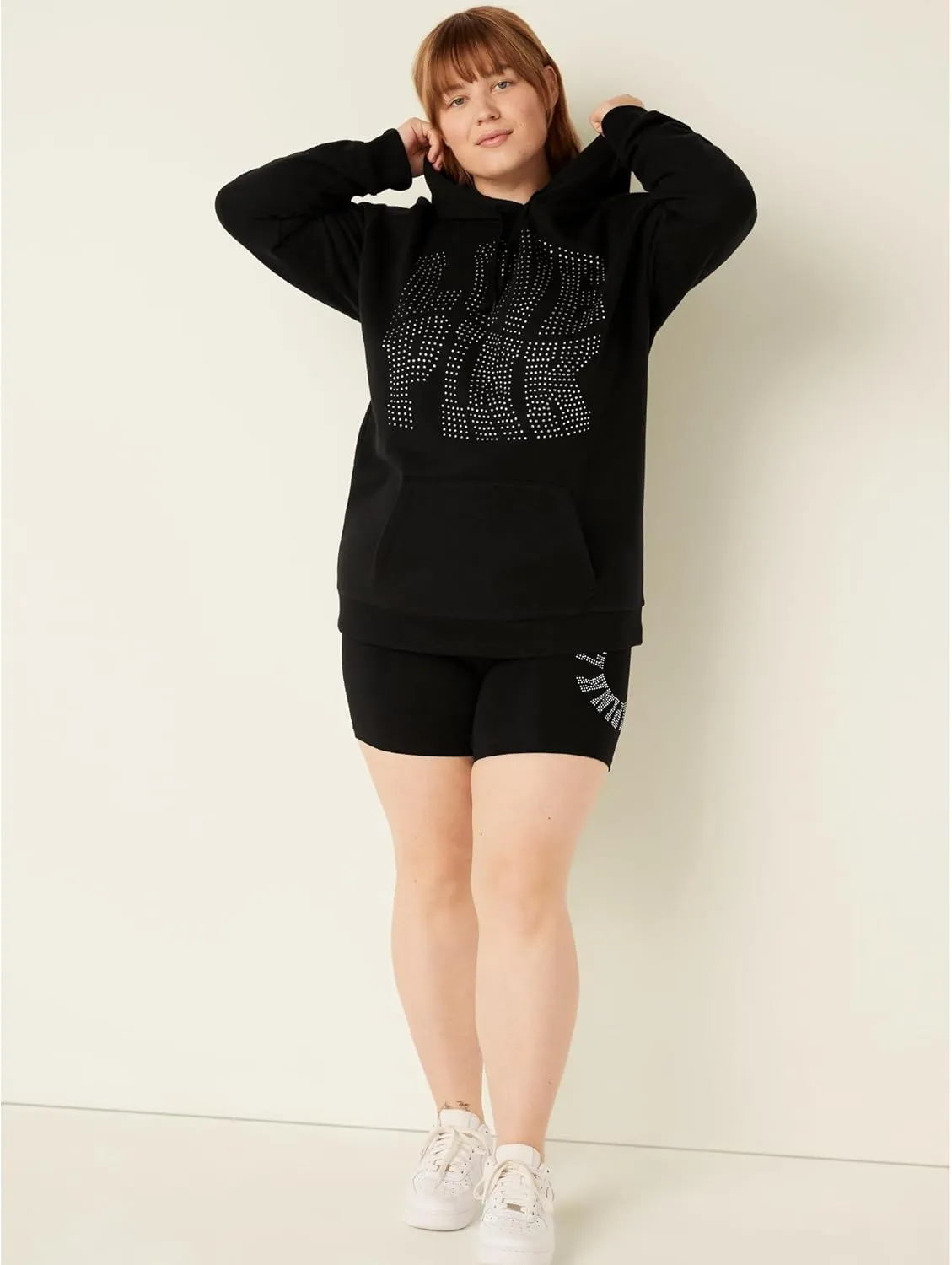Victoria's Secret Women's PINK Logo Campus Hoodie Sweatshirt (XS-XXL)
