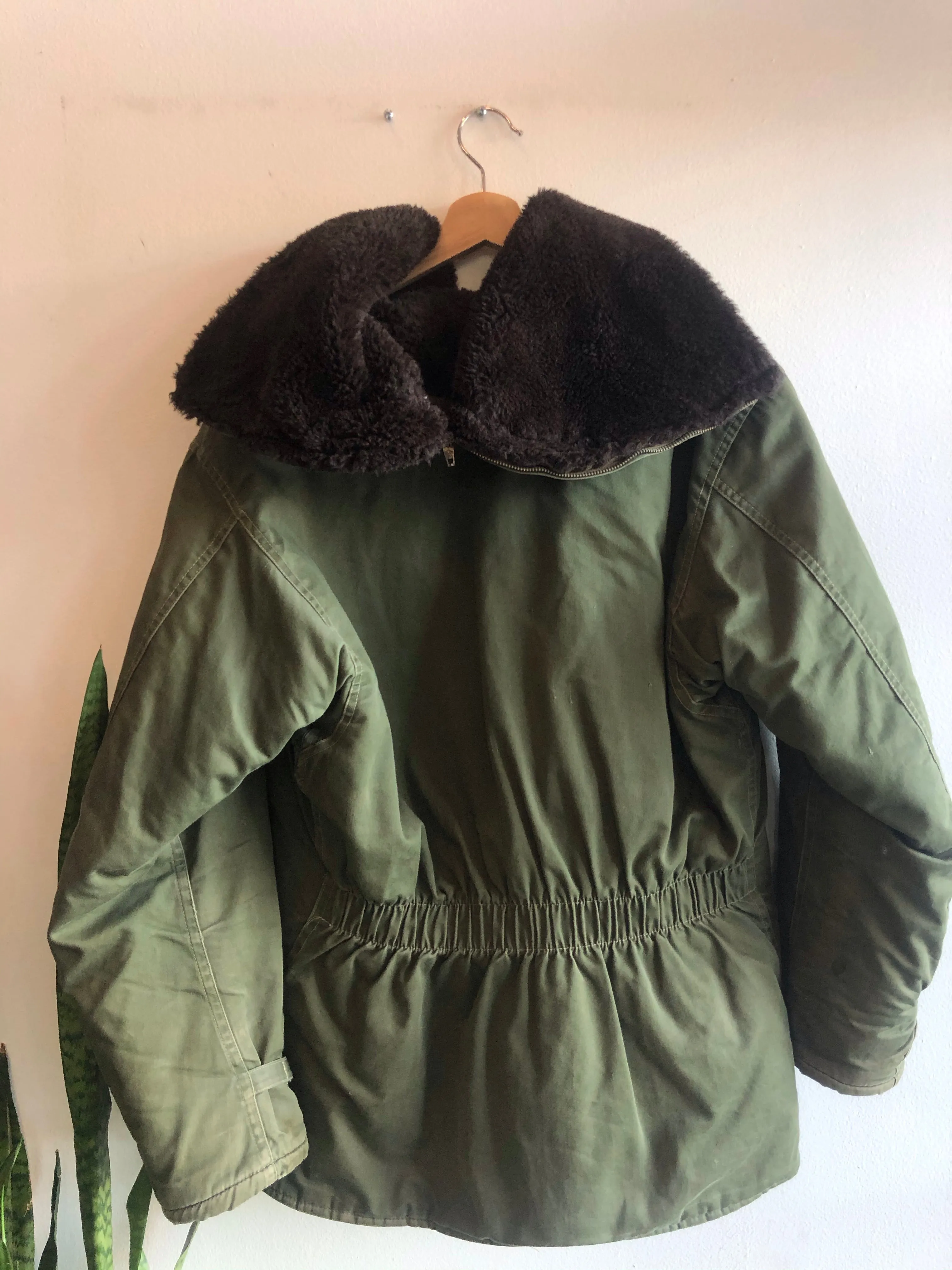 Vintage 1950s Air Force B-9 Hooded Parka