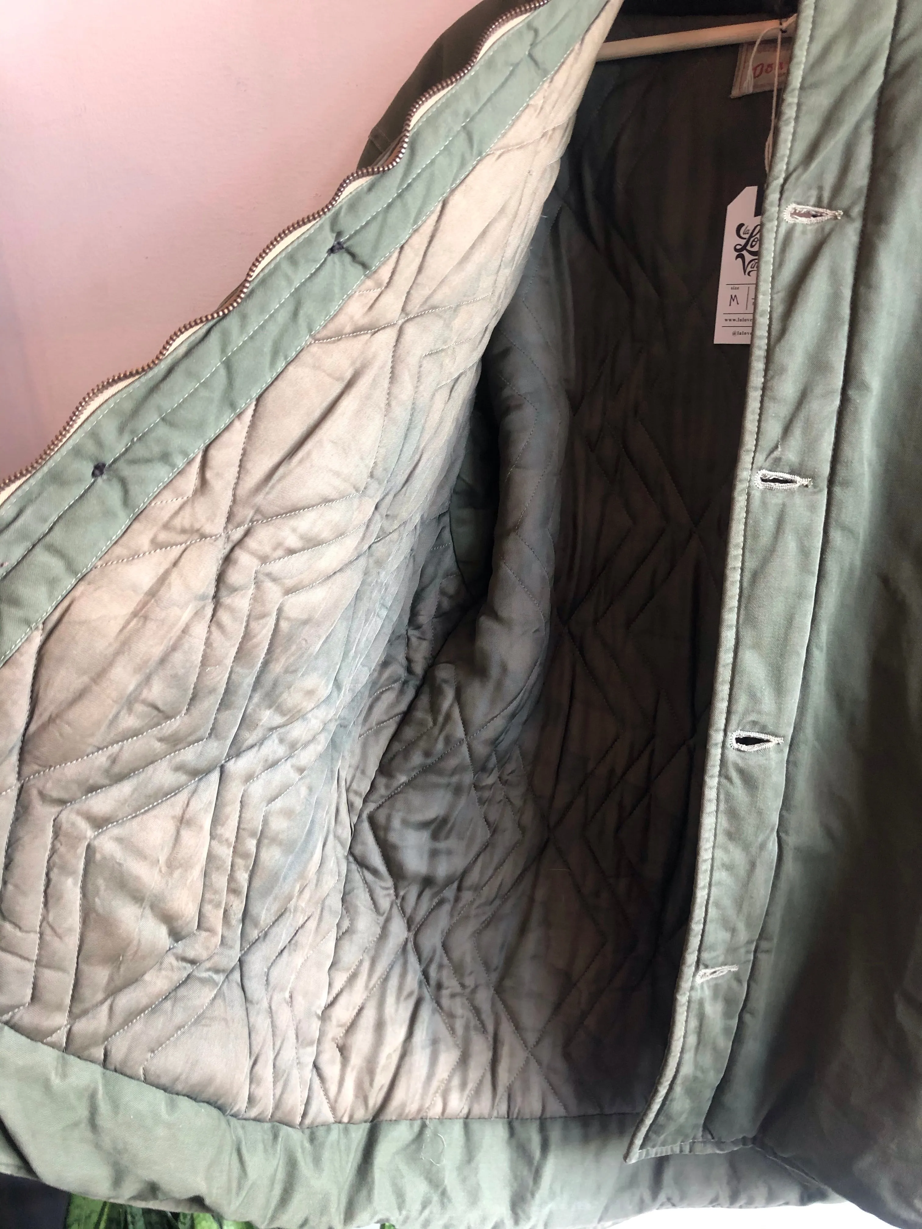 Vintage 1950s Air Force B-9 Hooded Parka
