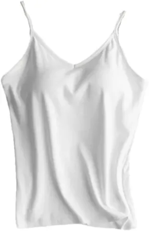 Women Cotton Large Size No Steel Ring Integrated Camisole Bottoming Shirt Slim Multicolor Vest