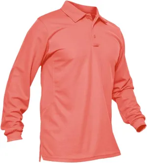 Xingfenly Men's Tactical Casual -Shirt Long Sleeve Thin Quick Dry Collared Shirts Hiking Fishing Travel Work Tees
