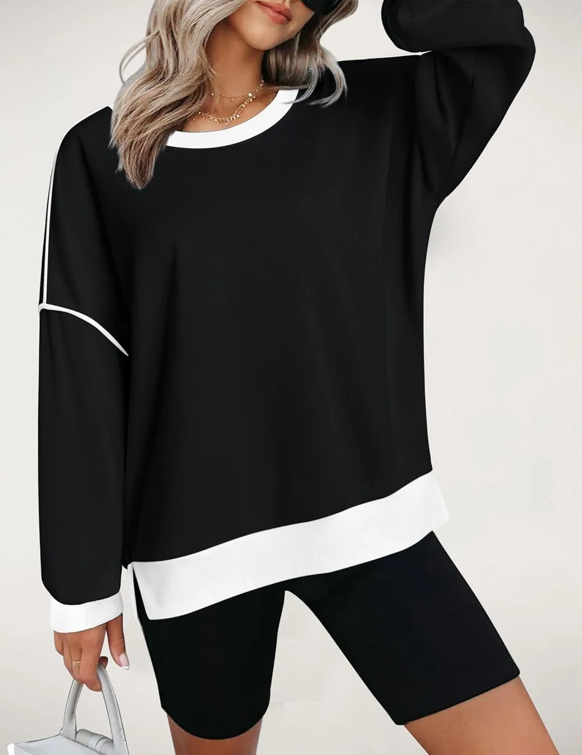 Zeagoo Women Loose Sweatshirts Pullover Tops Long Sleeve Shirt Casual Fall Outfits Y2K Clothes 2024
