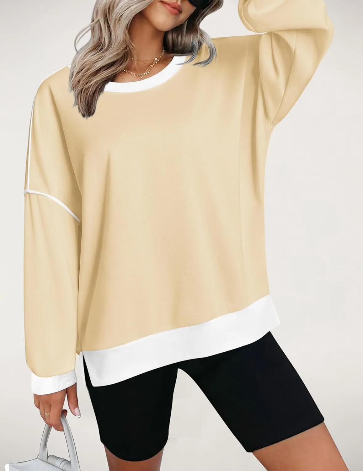 Zeagoo Women Loose Sweatshirts Pullover Tops Long Sleeve Shirt Casual Fall Outfits Y2K Clothes 2024